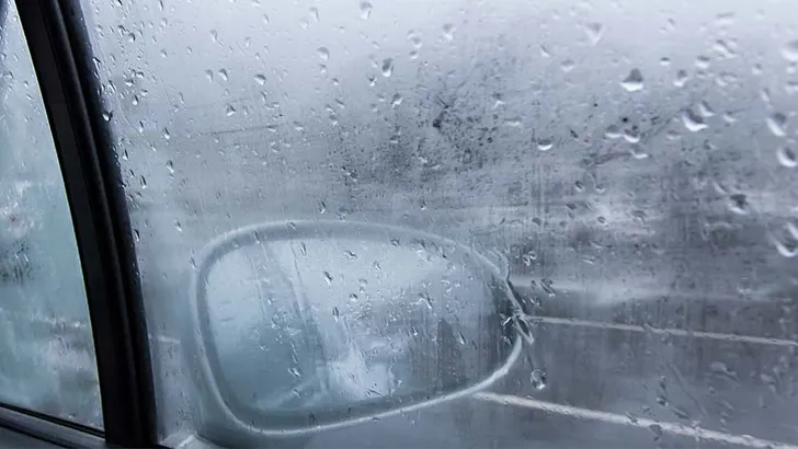 What can you do about a fogged windshield?